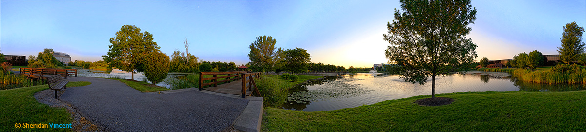 Canal Ponds Sunset