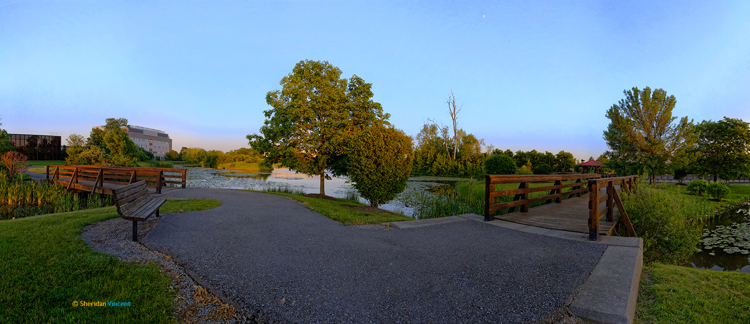 Canal Ponds Sunset - Right